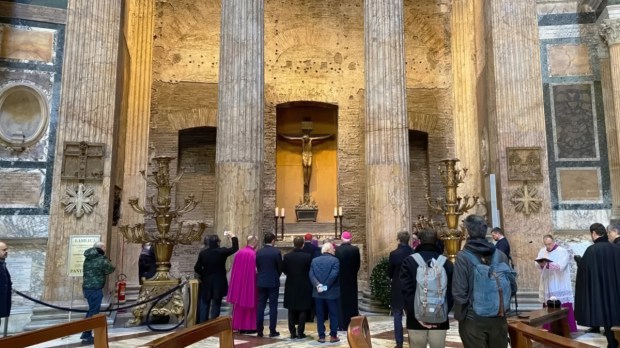 Homage to Cardinal Ercole Consalvi at the Pantheon in Rome on January 24, 2024