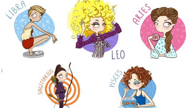 horoscopes women illustration
