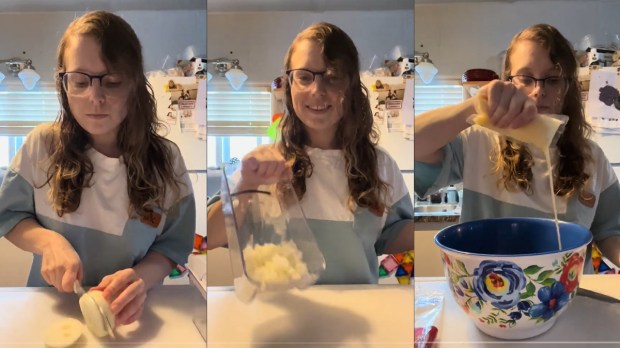 TikTok mom cooking for family of 4 on a budget