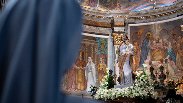 Feast of Saint Joseph at the parish of San Giuseppe al Trionfale in Rome