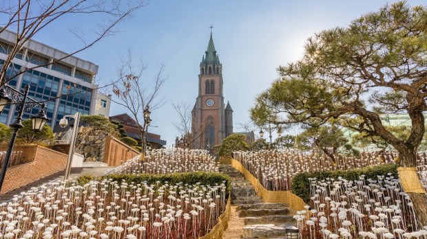 Myeongdong Catholic Cathedral, oldest Catholics Church in Seoul